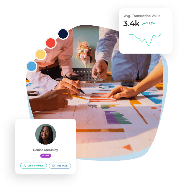 Team Working on Data